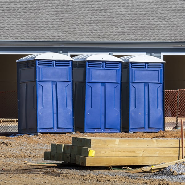 how can i report damages or issues with the portable restrooms during my rental period in Browntown Pennsylvania